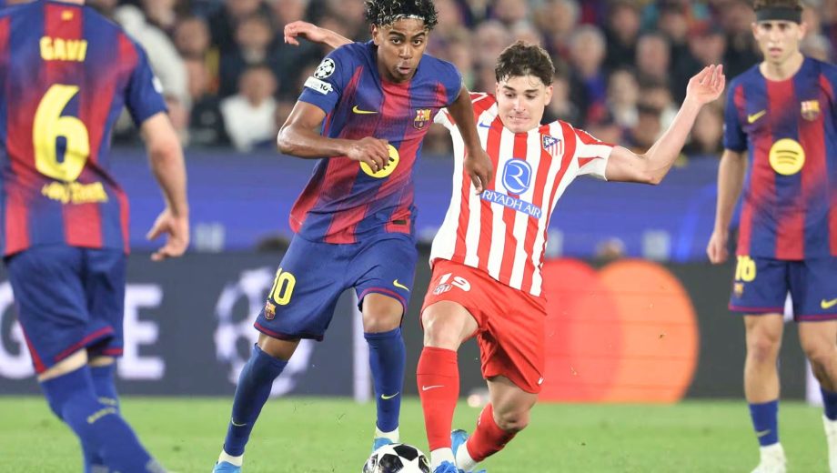 Lamine Yamal y Julián Álvarez se verán las caras  nuevamente en Madrid.