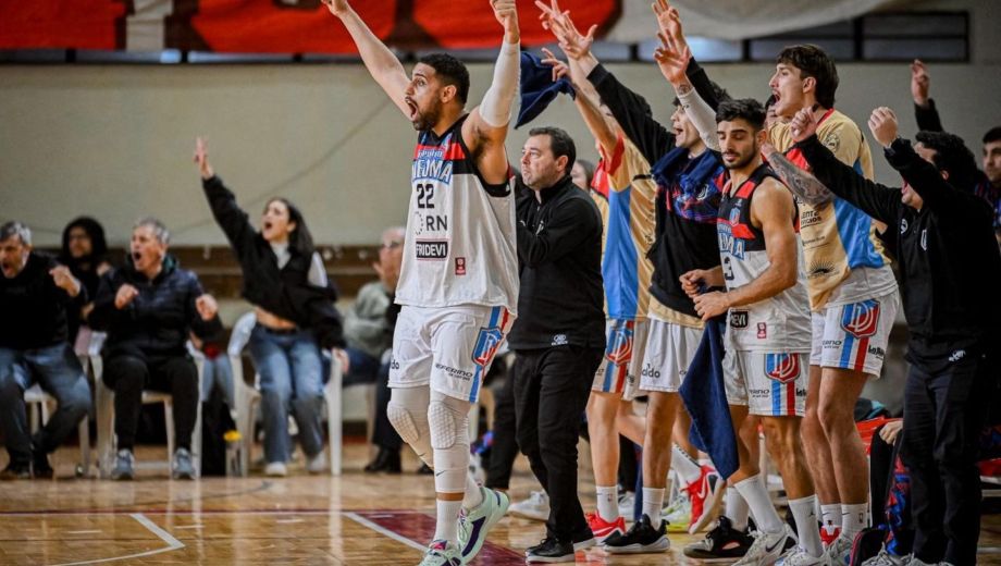 El equipo rionegrino logró una histórica clasificación ante el mejor equipo de la Liga Argentina. (Prensa Provincial)