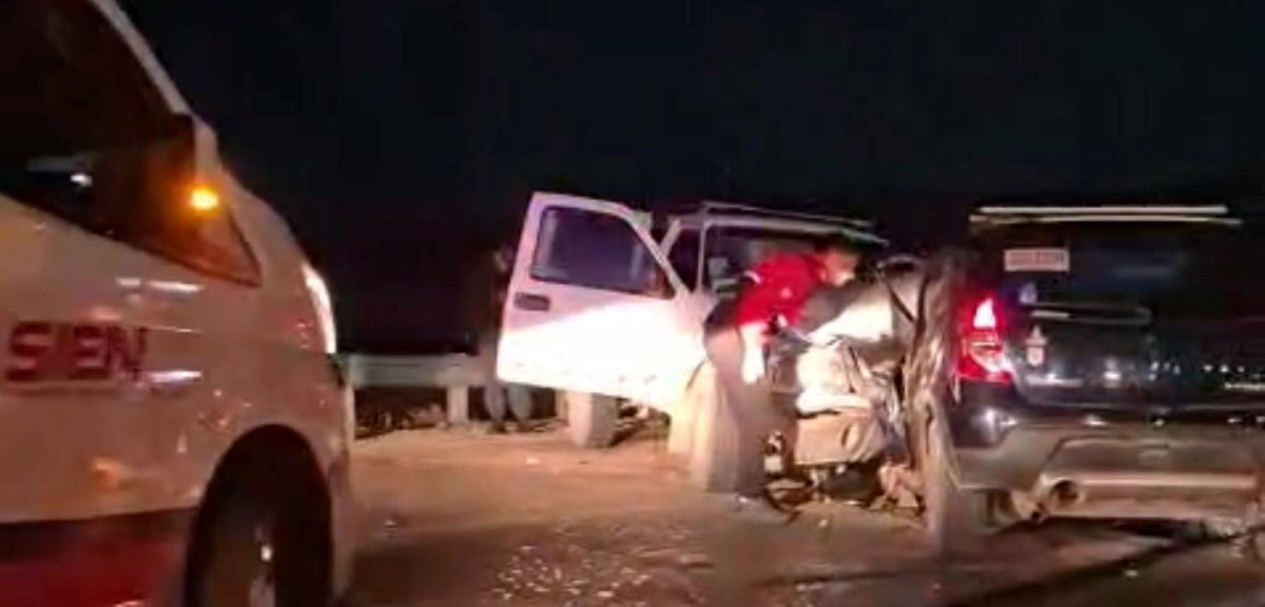 Violento accidente en Ruta 7: una camioneta y un auto chocaron de ...