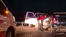 Imagen de Violento accidente en Ruta 7: una camioneta y un auto chocaron de frente en la zona de Cañadón de las Cabras