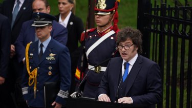 Javier Milei en el acto por Malvinas: reafirmó el compromiso con los veteranos y anunció mejoras salariales en las FFAA