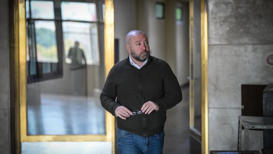 El ex titular de la Andis, Diego Spagnuolo, en Comodoro Py. (Foto: Clarín Fotografía)
