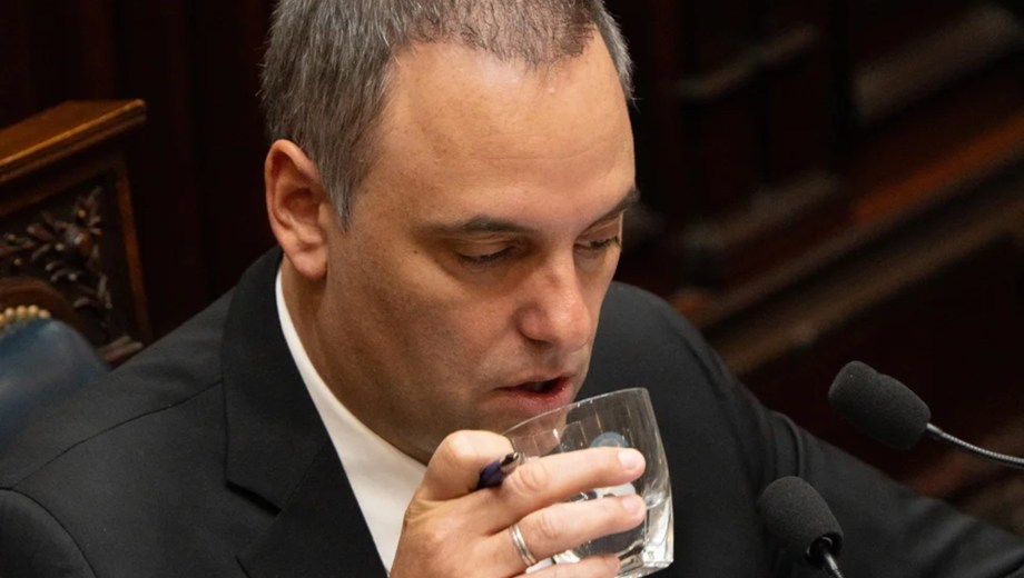 El jefe de Gabinete, Manuel Adorni. 