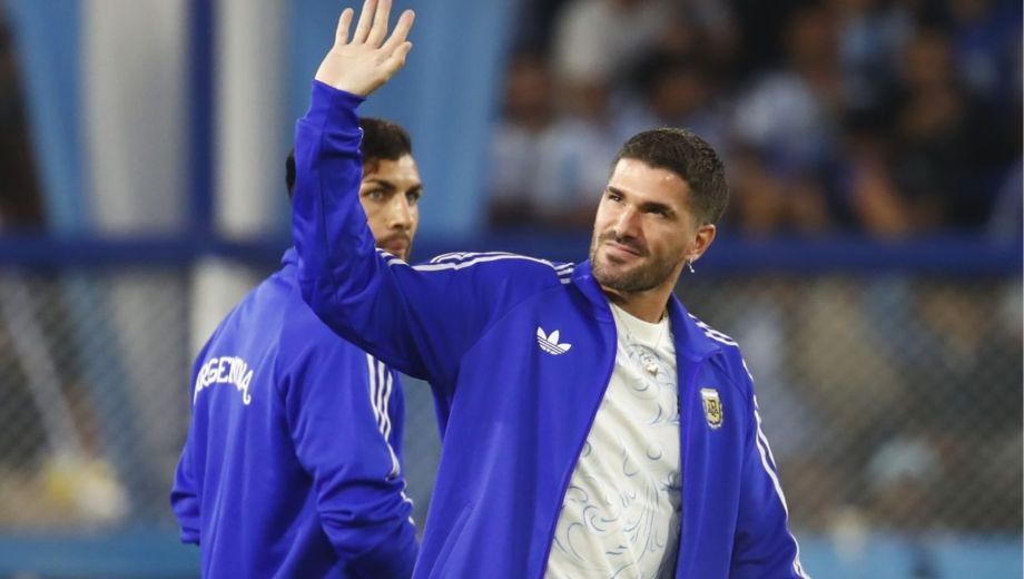 Rodrigo de Paul previo al amistoso con Zambia (Foto: Marcos Brindicci)