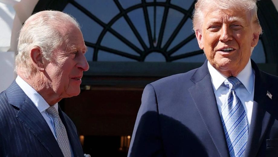 Carlos III viajó a Estados Unidos para reunirse con Donald Trump (Foto: gentileza)