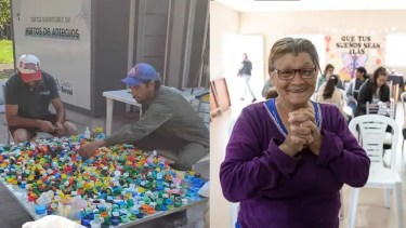 Reciclan tapitas de plástico y fabrican anteojos para donar: «Una propuesta integral, inclusiva y sostenible»