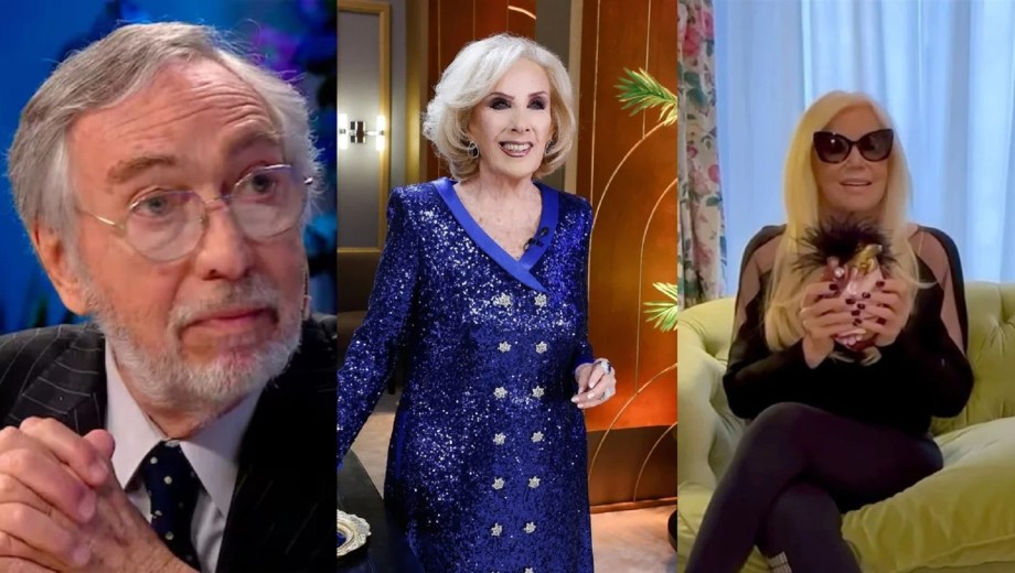 Mirtha Legrand y Susana Giménez despidieron a Luis Brandoni. 