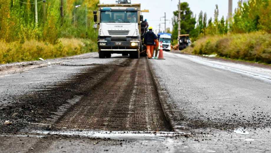 Obras en Ruta 69. Foto: Matías Subat.