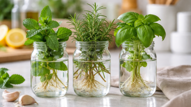 Cómo cultivar tu jardín aromático en agua: plantas ideales y cuidados esenciales