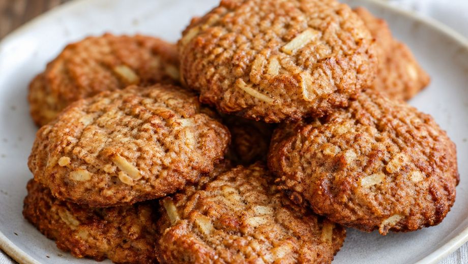 Receta fácil de galletas sin gluten con manzana. Foto: ilustrativa.