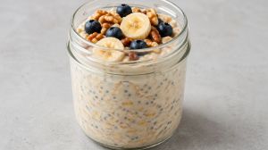 Avena trasnochada: el desayuno saludable que se prepara en 5 minutos y no necesita cocción