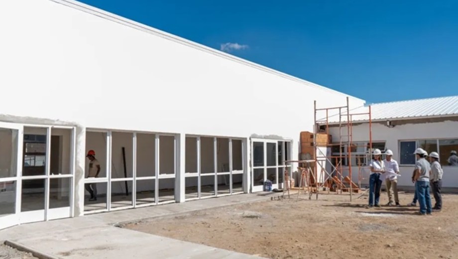 Casi un 50 % de avance en la obra del IFD N° 14 (Foto: gentileza)