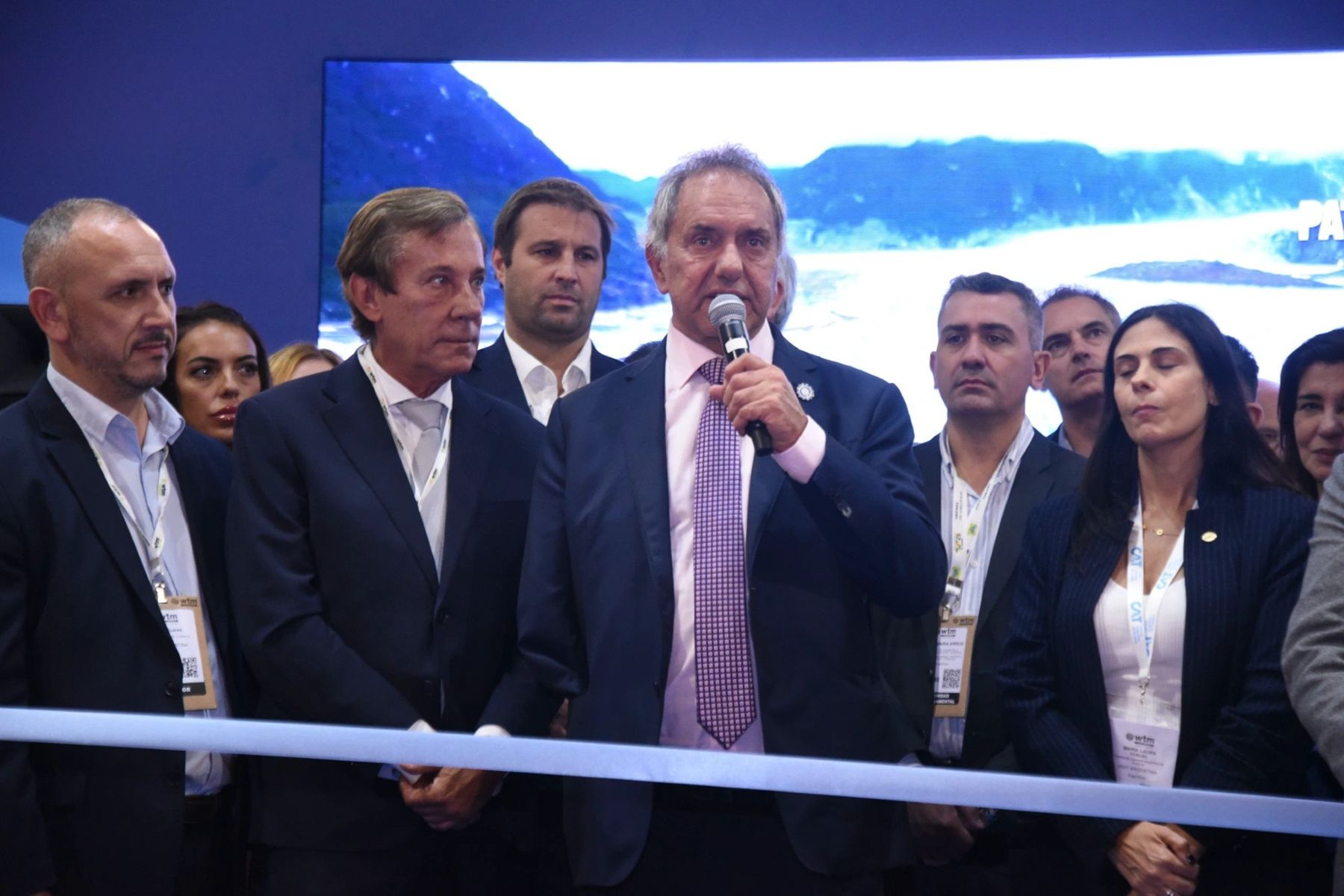 Scioli promocionó la nieve argentina en Brasil: "Es furor entre los turistas brasileños"