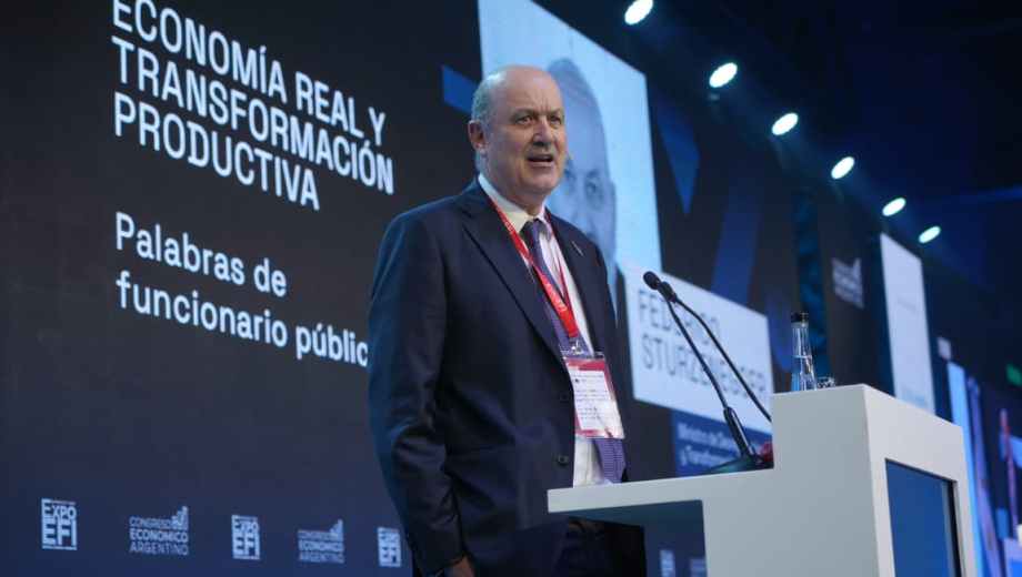 Sturzenegger. El ministro de desregulación y sus anuncios en Expo EFI.