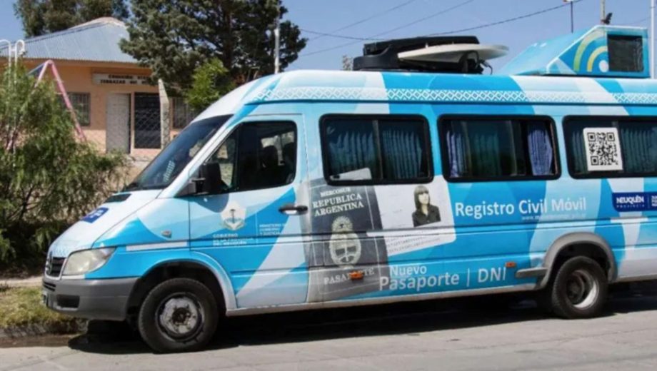 Registro Civil Móvil en Neuquén