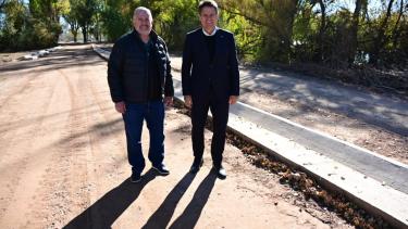 Avanzan los trabajos en el nuevo tramo del paseo costero en Neuquén
