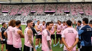 El Inter Miami de Lionel Messi entrenó por primera vez en su nueva cancha