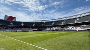 En la previa del Superclásico, así está el césped del Monumental