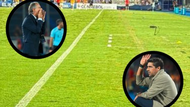 Holan le achicó la cancha a Palmeiras y su técnico Abel Ferreira explotó