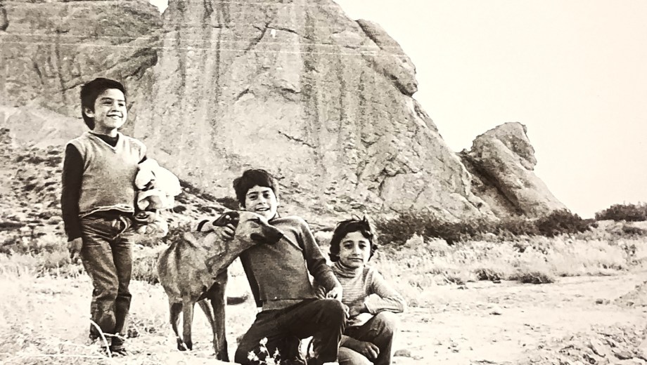 Una postal de infancia y paisaje, publicada en la Revista del Domingo de RÍO NEGRO, 1984. Foto: Archivo.