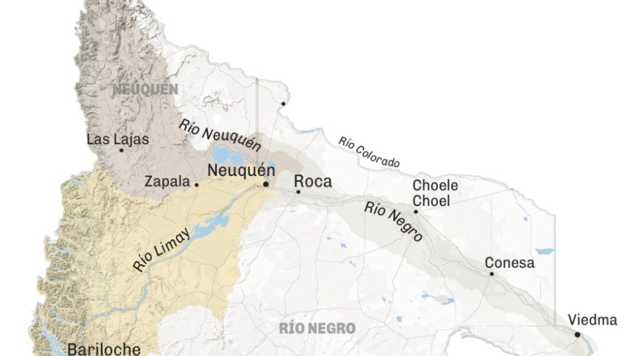 Cuenca de los ríos Limay, Neuquén y Negro. Un sistema integrado donde el agua se genera en la cordillera y sostiene, aguas abajo, producción, energía y ciudades en expansión. Fuente: www.aic.gob.ar