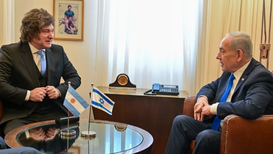 Javier Milei se alinea con Israel y Estados Unidos y legitima la guerra contra Irán. Foto: NA 