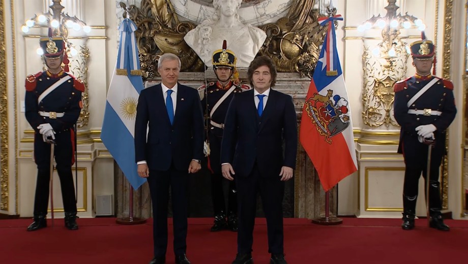 Javier Milei recibió a José Antonio Kast en Casa Rosada