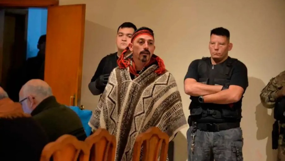 Facundo Jones Huala lleva casi once meses detenido con prisión preventiva, que cumple en la cárcel federal de Rawson, Chubut. (foto de archivo Alfredo Leiva)