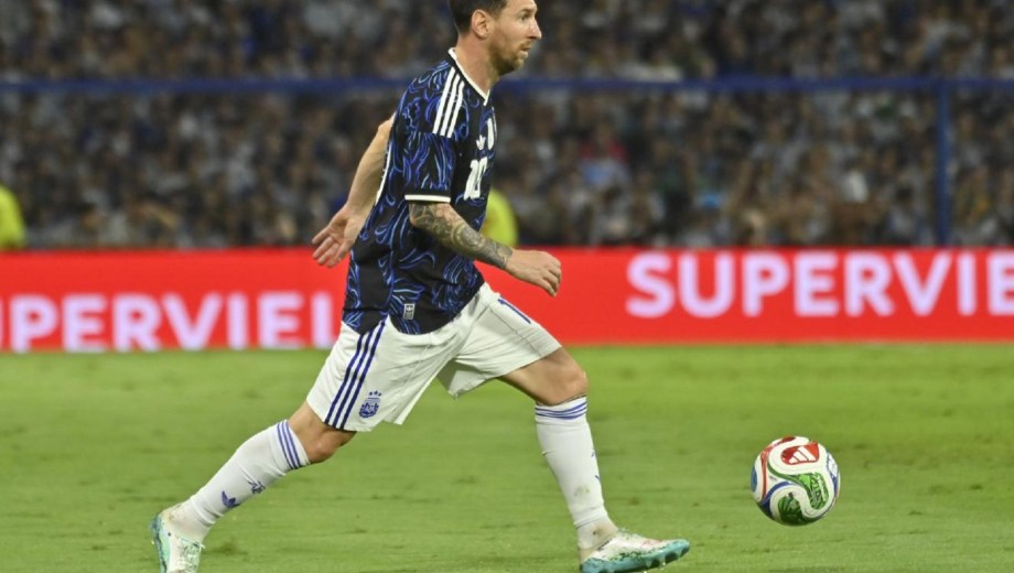 Messi jugó todo el partido ante Zambia, en un amistoso previo al Mundial.