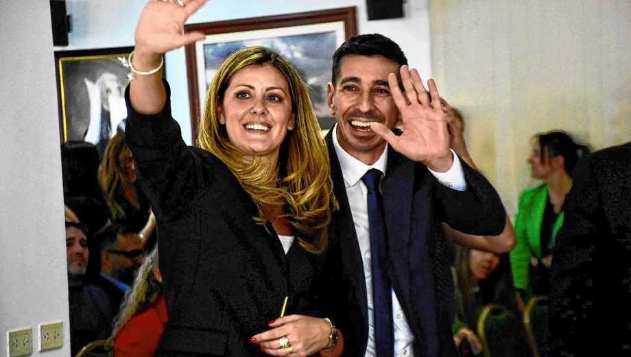 La jura tuvo lugar este miércoles al mediodía en la sede del TSJ. (Foto: Matías Subat)