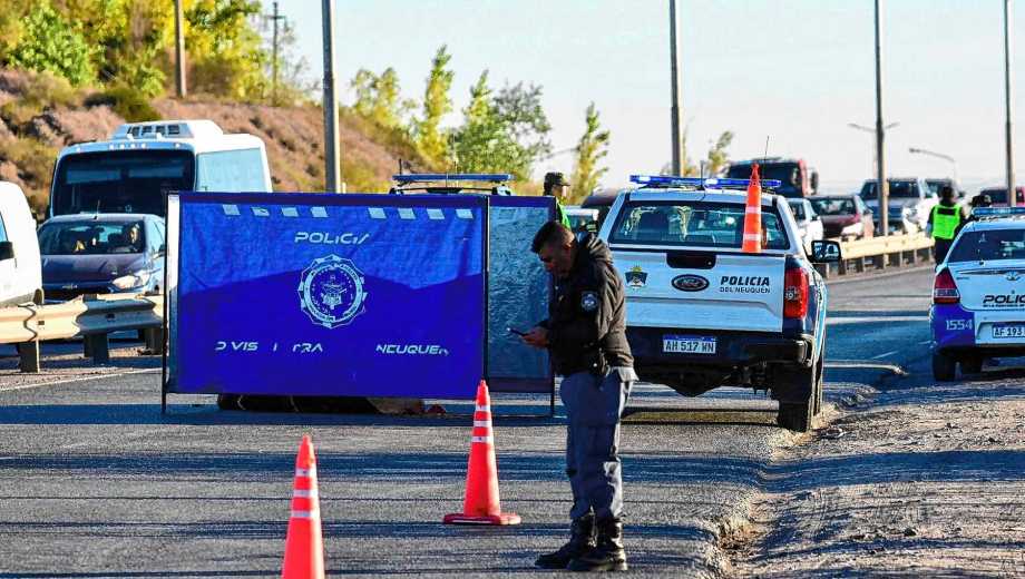 El motociclista murió tras sufrir un accidente en la Ruta 7. Foto: Mati Subat