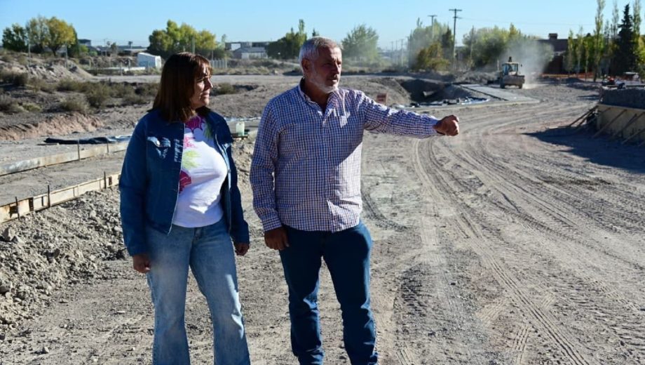 Avanza una obra clave en Terrazas del Neuquén. Foto: gentileza 