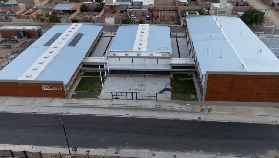 El nuevo edificio de la escuela N° 22 está en el barrio Altos del Sur.  (Foto: gentileza)