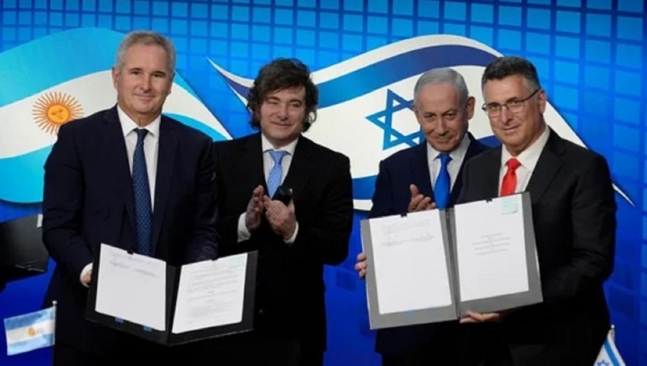 Argentina e Israel firmaron tres acuerdos clave. Foto: NA 