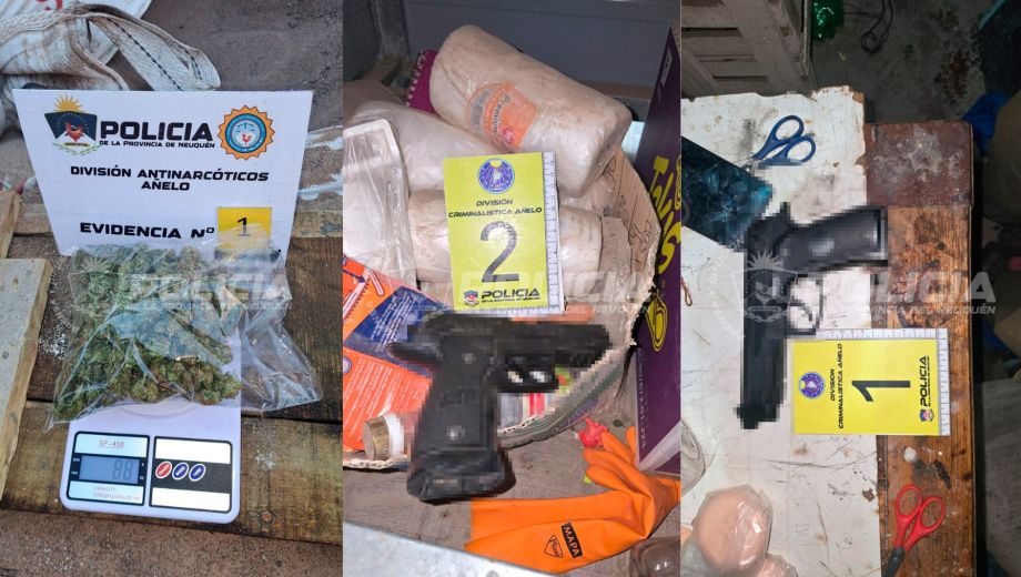 Los operativos se realizaron en distintos sectores de Añelo durante las primeras horas de la mañana.
