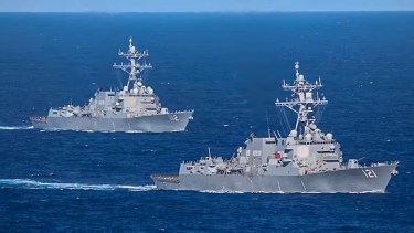 Estados Unidos inicia el bloqueo en el estrecho de Ormuz ante la «extorsión internacional» de Irán