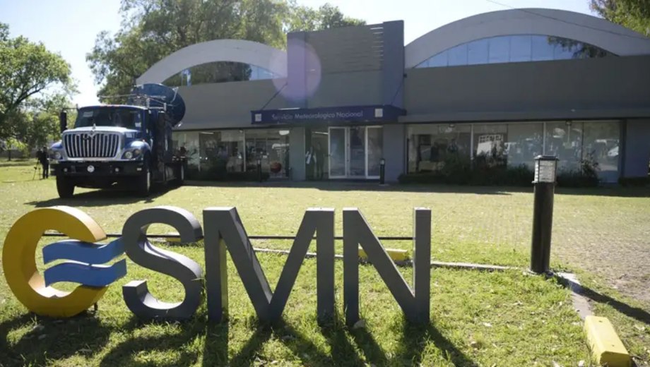 Sede central del SMN en CABA, en cese de actividades por la posible ola de despidos.