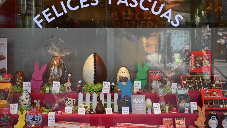 La oferta de la capital nacional del chocolate para estas Pascuas. Foto: Alfredo Leiva