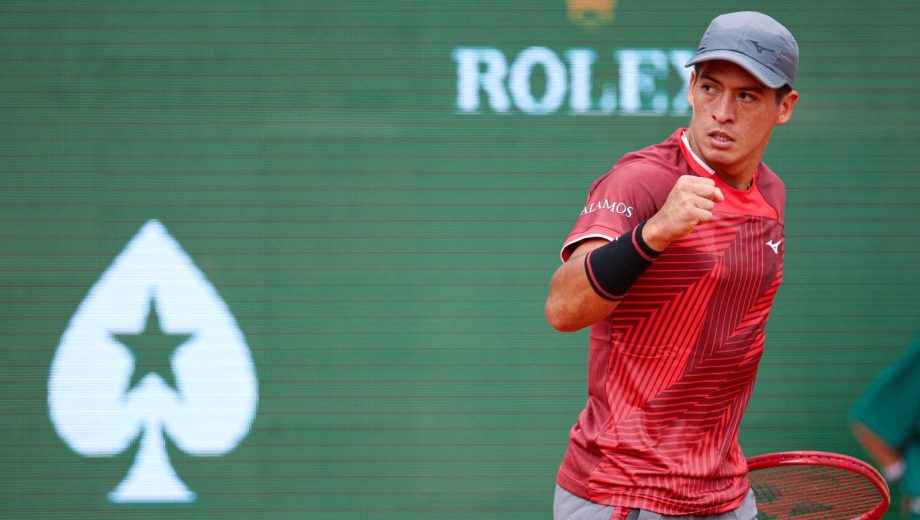 Sebastián Báez le ganó a Wawrinka en su debut en Montecarlo. (Foto: AFP)