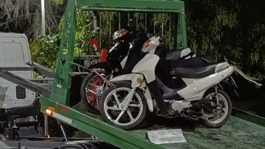 Operativo de tránsito en Viedma: identificaron 22 vehículos y secuestraron cinco motos por infracciones