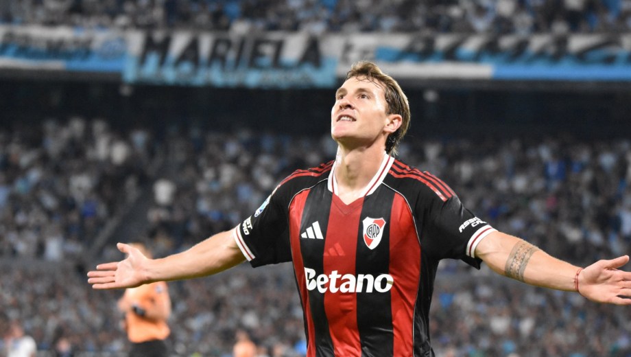 Colidio metió el 1 a 0 de River contra Racing. (Foto: @RiverPlate)