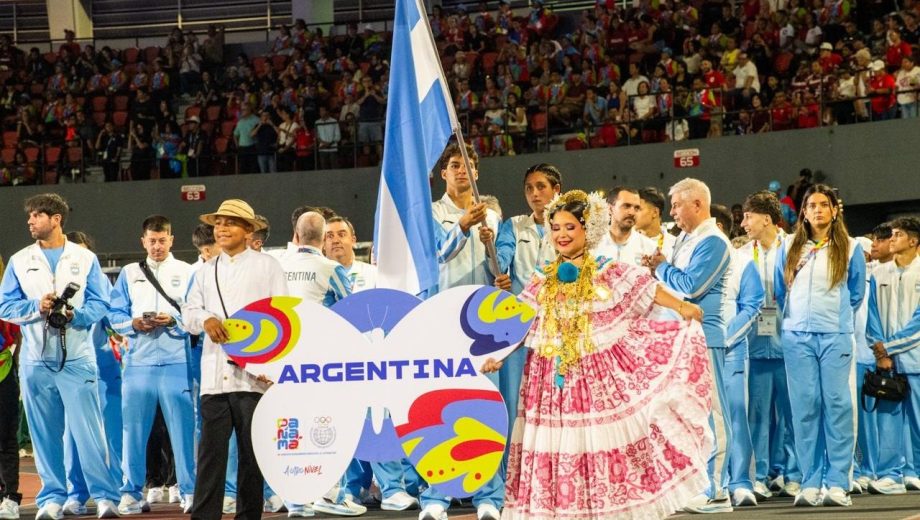 La ceremonia inaugural se llevó a cabo el domingo 12 de abril con la participación de 250 atletas argentinos. (Crédito: Subsecretaría de Deportes Nacional)
