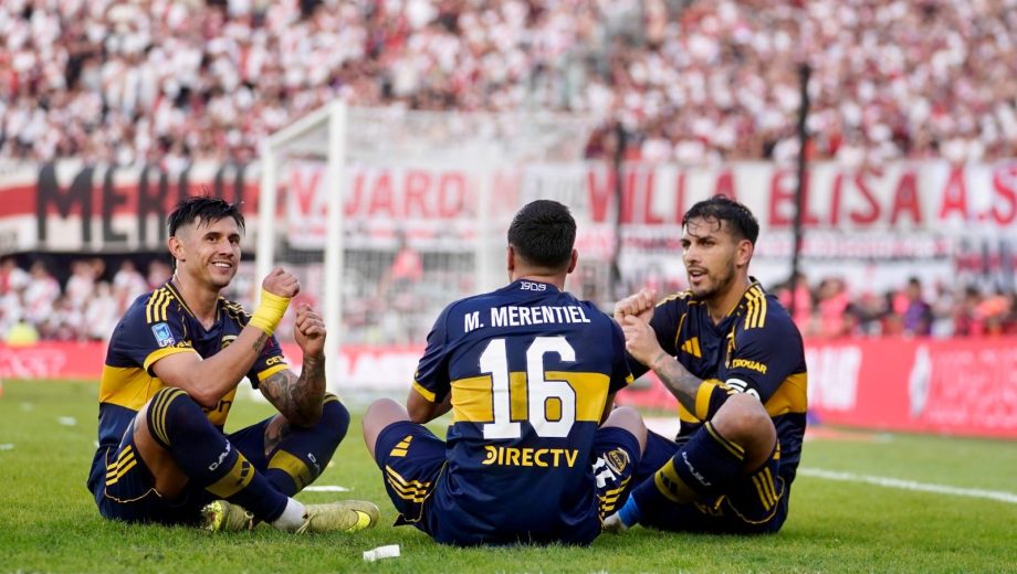 Boca le ganó el Superclásico a River en el Monumental. (Foto: Pedro Lázaro Fernández - Clarín Fotos)