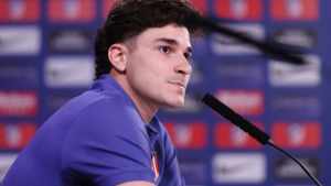 Julián Álvarez rompió el silencio sobre el interés del Barcelona en la previa de la Champions: «Se hace una pelota de mentiras»