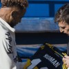 Imagen de Neymar en Buenos Aires: el sorpresivo regalo de Riquelme y su encuentro con futbolistas
