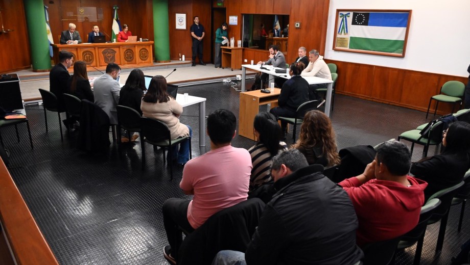 Juicio de cesura a Federico Navarré. Foto: Marcelo Ochoa.