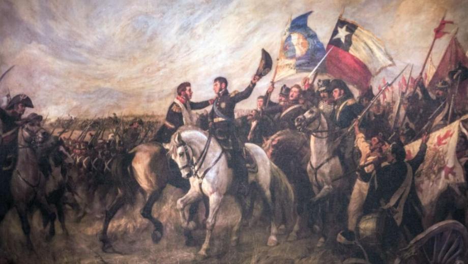 Bernardo O'Higgins y José de San Martín, referentes de la Independencia en sus países. Foto: Gentileza  Instituto Nacional Sanmartiniano.