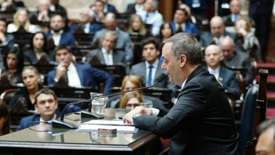 Manuel Adorni, jefe de  Gabinete. Foto: NA. 