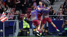 Imagen de Barcelona le dio vuelta el partido al Atlético de Madrid: Simeone abrió el marcador y Lewandowski liquidó el partido