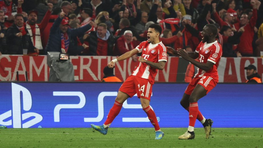 Luis Díaz marcó un golazo agónico para inclinar la balanza a favor del Bayern y comenzar a sellar la historia. (AFP)